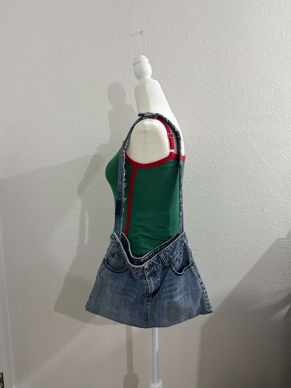 Denim shoulder bag